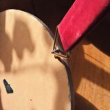 Miroir velours hublot 34cm