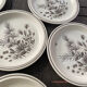 6 vintage Pinewood dinner plates