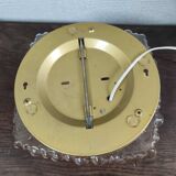 Amber bubble glass lamp, wall lamp or table lamp