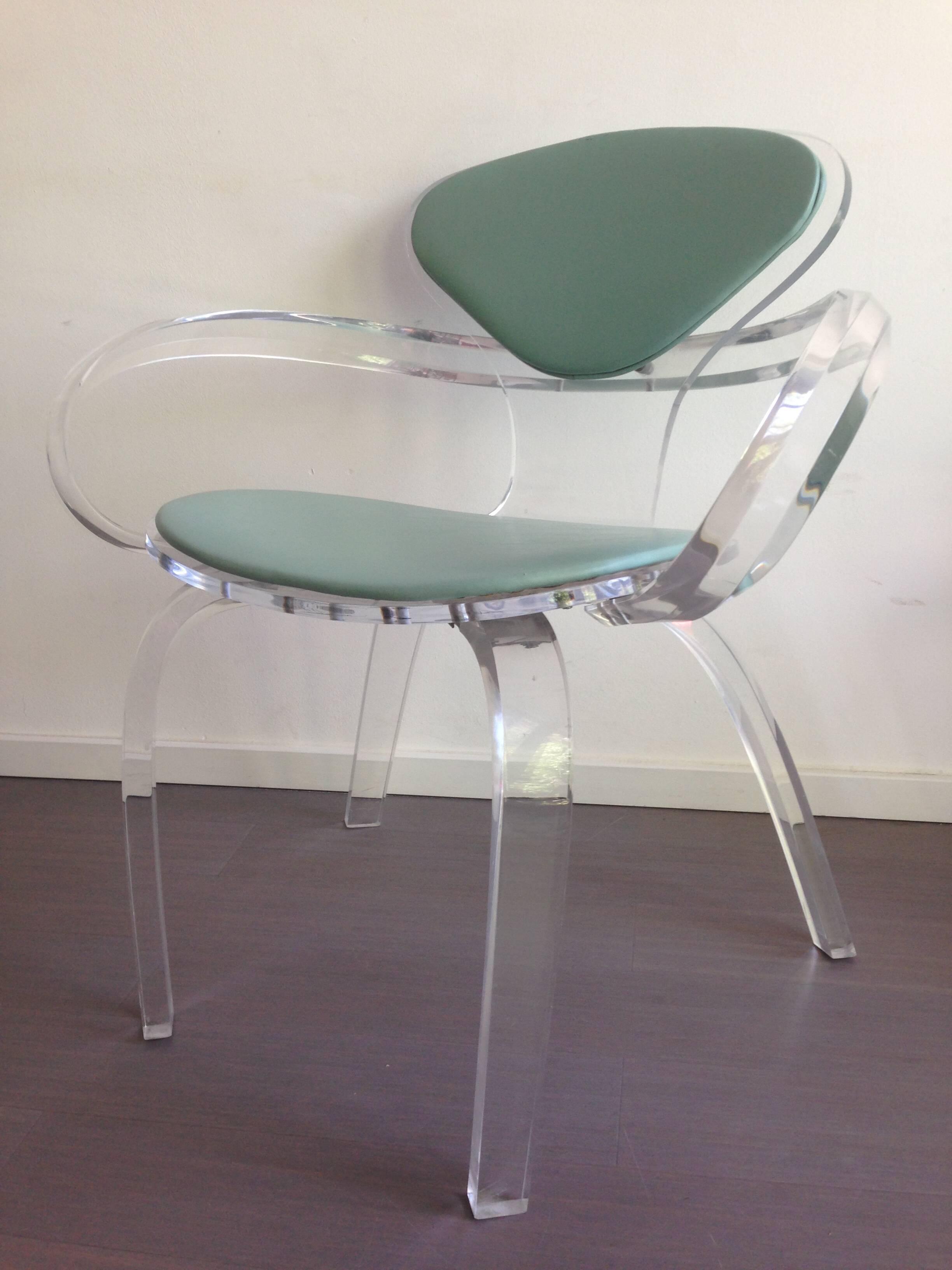 Very rare 1980's Lucite 'Cherner' cHAIR