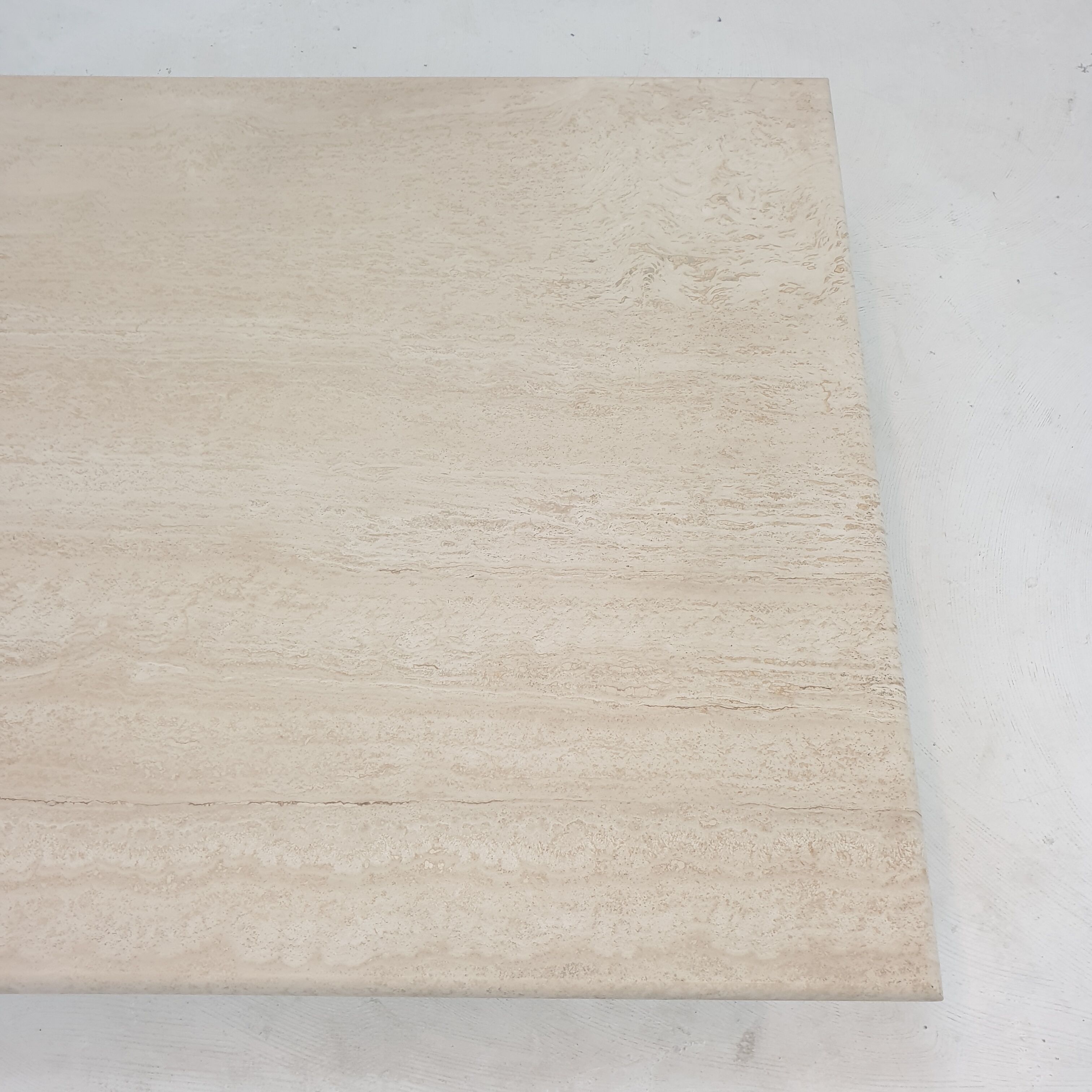 Italian Travertine Coffee Table, 1980's