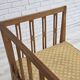1970s, Swedish drop arm sofa/daybed, furniture fabric, oak wood.