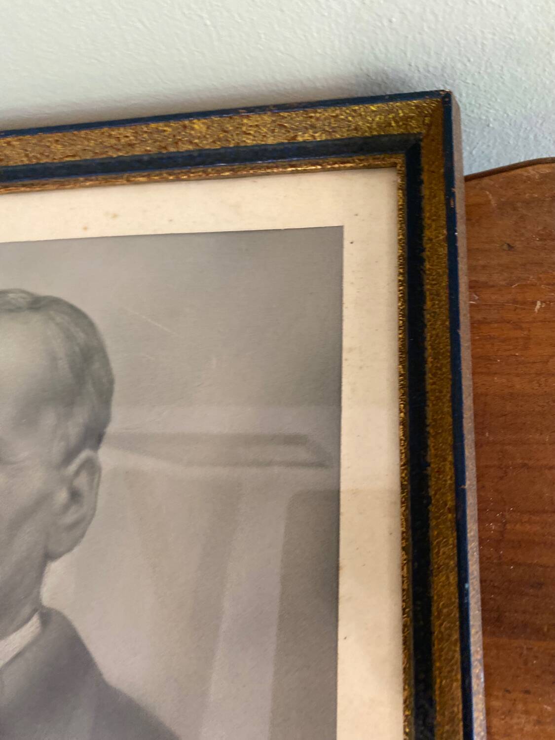 Framed old photo