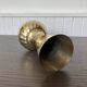 Indian brass swirl vase