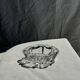 Classic geometric style glass ashtray