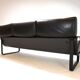 Drabert Lobbytop three-seater leather sofa by Otto Zapf, 1979