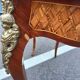Table marqueterie ancienne style Louis XV