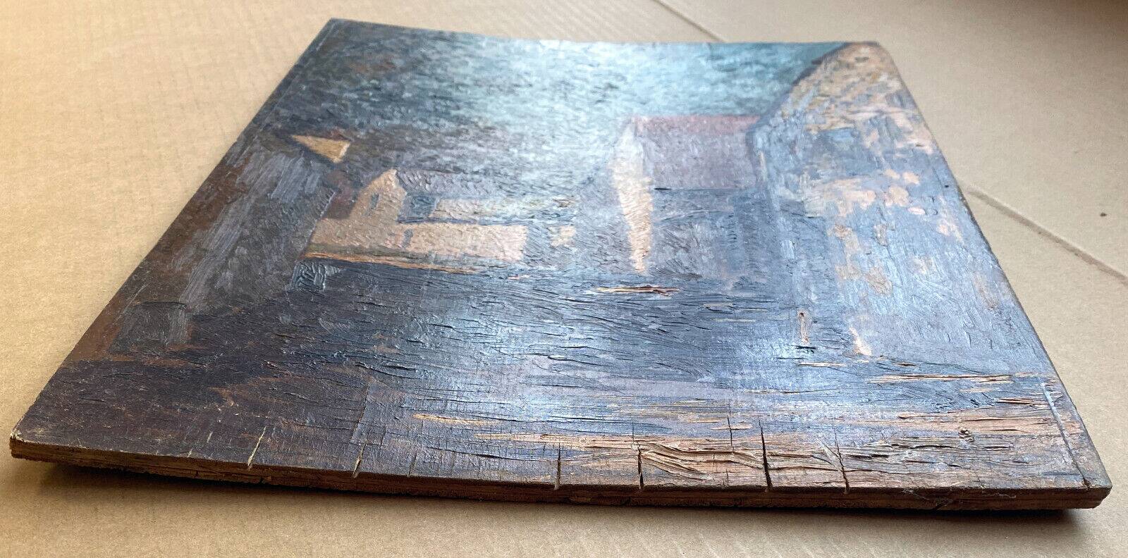 HSP painting "Savigny" (Côte d'Or) by Gaetan Montagney