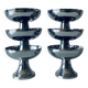 Stainless steel ice cream cups