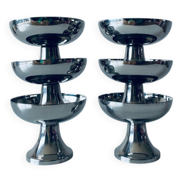 Stainless steel ice cream cups