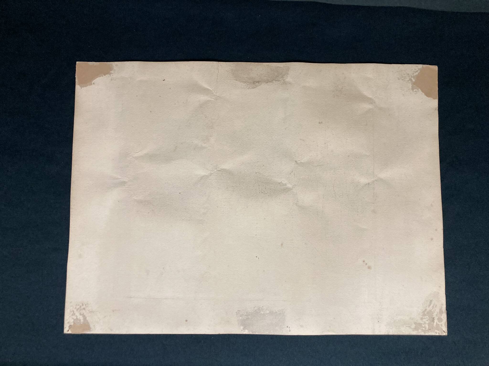 Boscher (Jean-Édouard), watercolor fan project, La Marseillaise, early 20th century