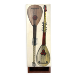 Piero Fornasetti, mandolins cigars Box, Milan Italy, ca. 1960s