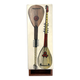 Piero Fornasetti, boîte à cigares mandolines, Milan Italie, ca. années 1960