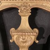 Pair of gilded wooden chairs