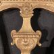 Pair of gilded wooden chairs