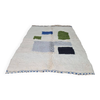 Handmade wool Berber rug 250 x 150 cm