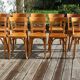 10 chaises BAUMANN N°29 hêtre clair