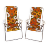 Fauteuils de camping années 70
