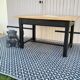 Table de ferme pieds carrés