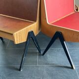 Trio of vintage EKA Wohnmobel benches