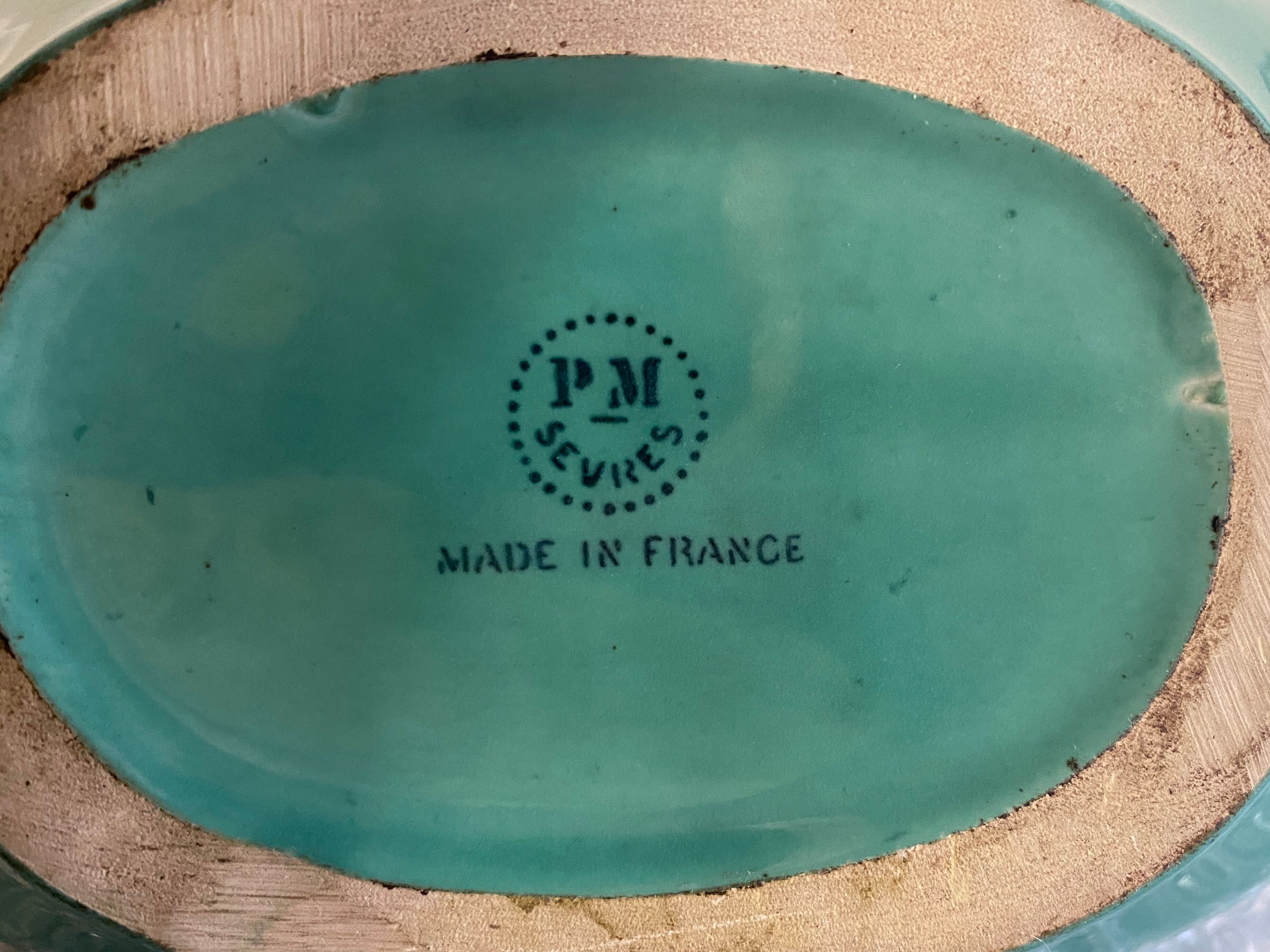 Ceramic gourd vase by paul millet a sevres - circa 1920