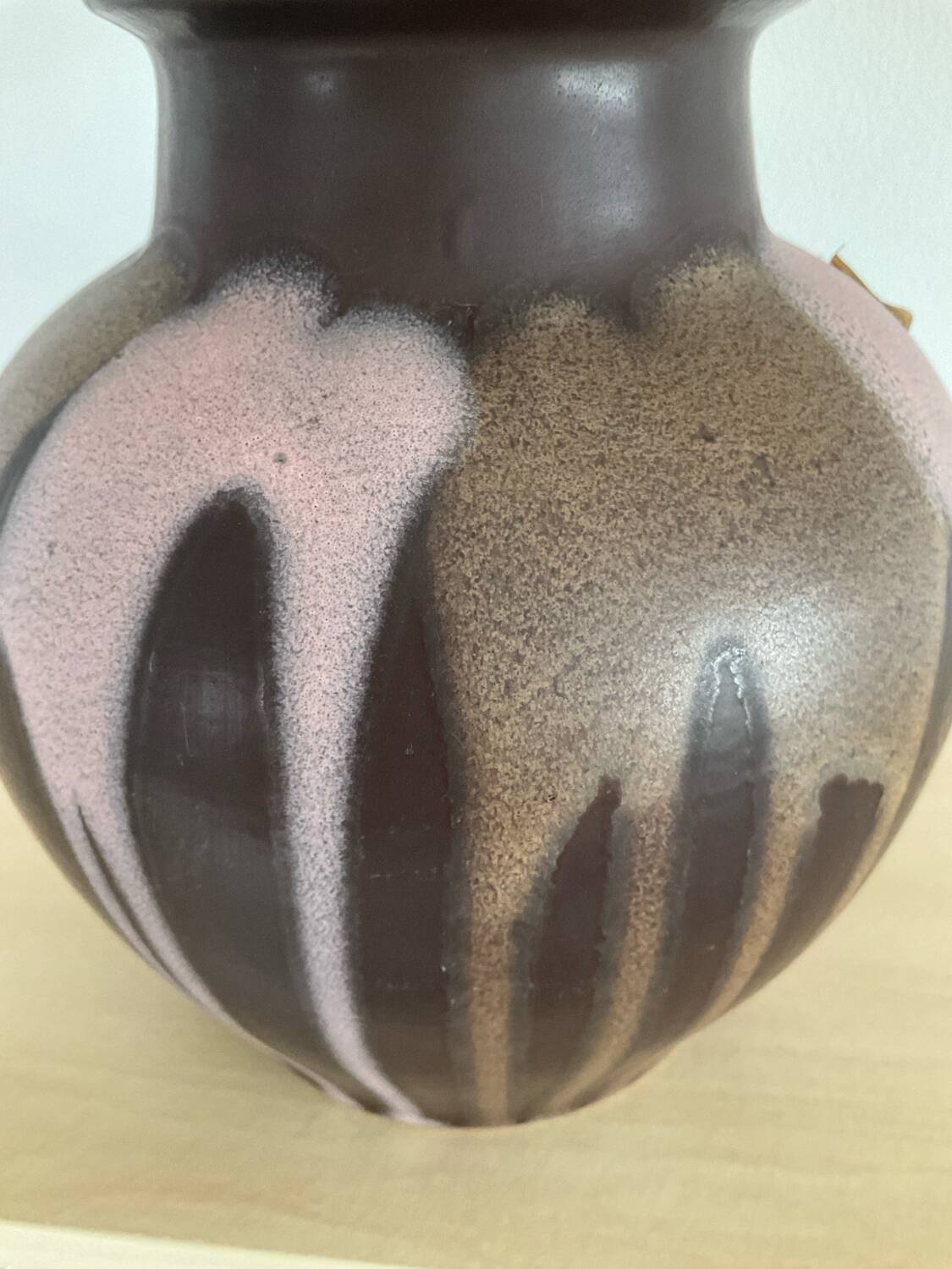 Vase boule vintage Scheurich Keramik W.Germany