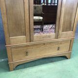 Blond oak closet - early 20th