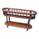 Wooden planter on stand