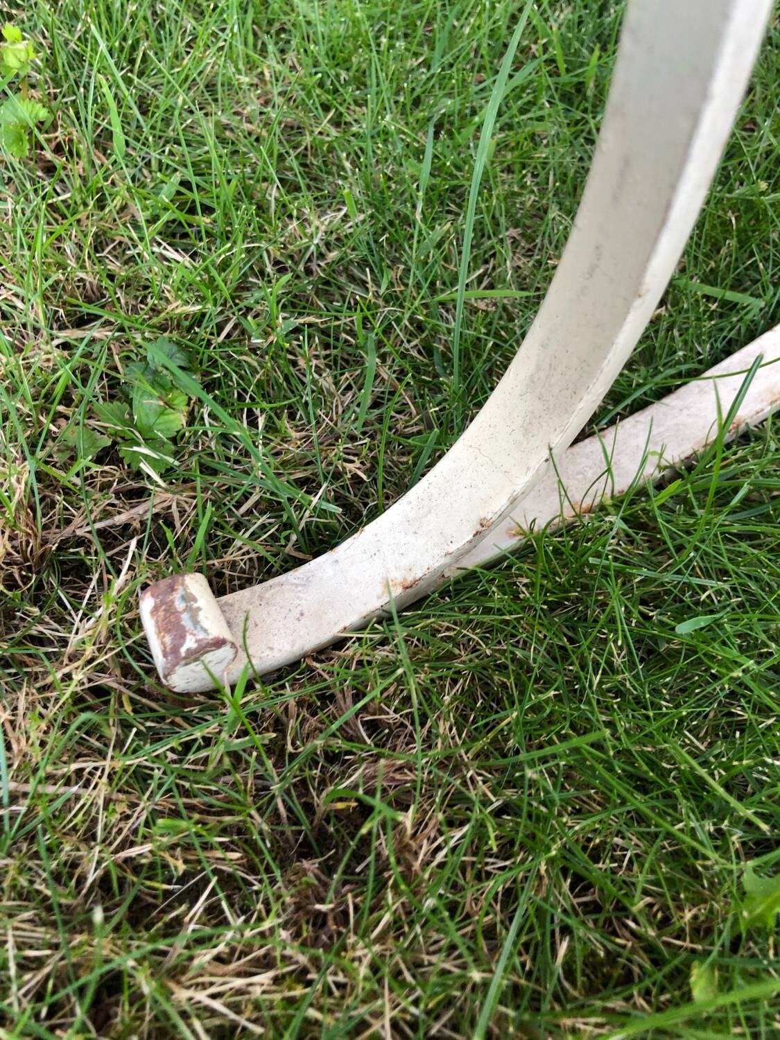 Old garden armchairs