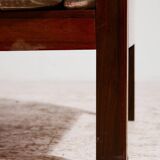 MK11213 Three-seater rosewood sofa