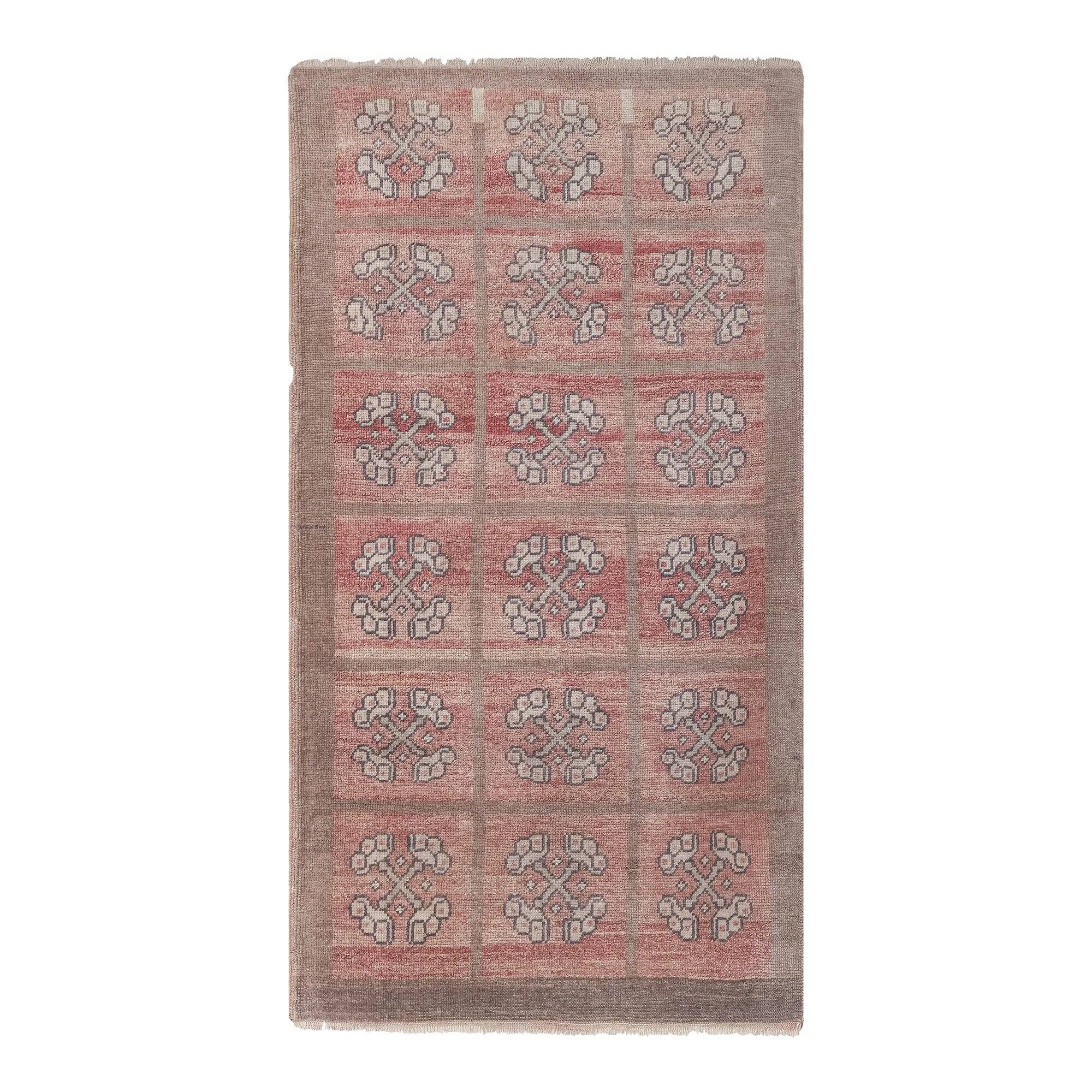 Vintage Turkish hallway rug 92x168 cm