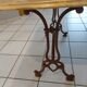 Bistro table vintage marble