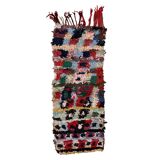 Tapis Berbère Boucherouite - 69 x 176 cm