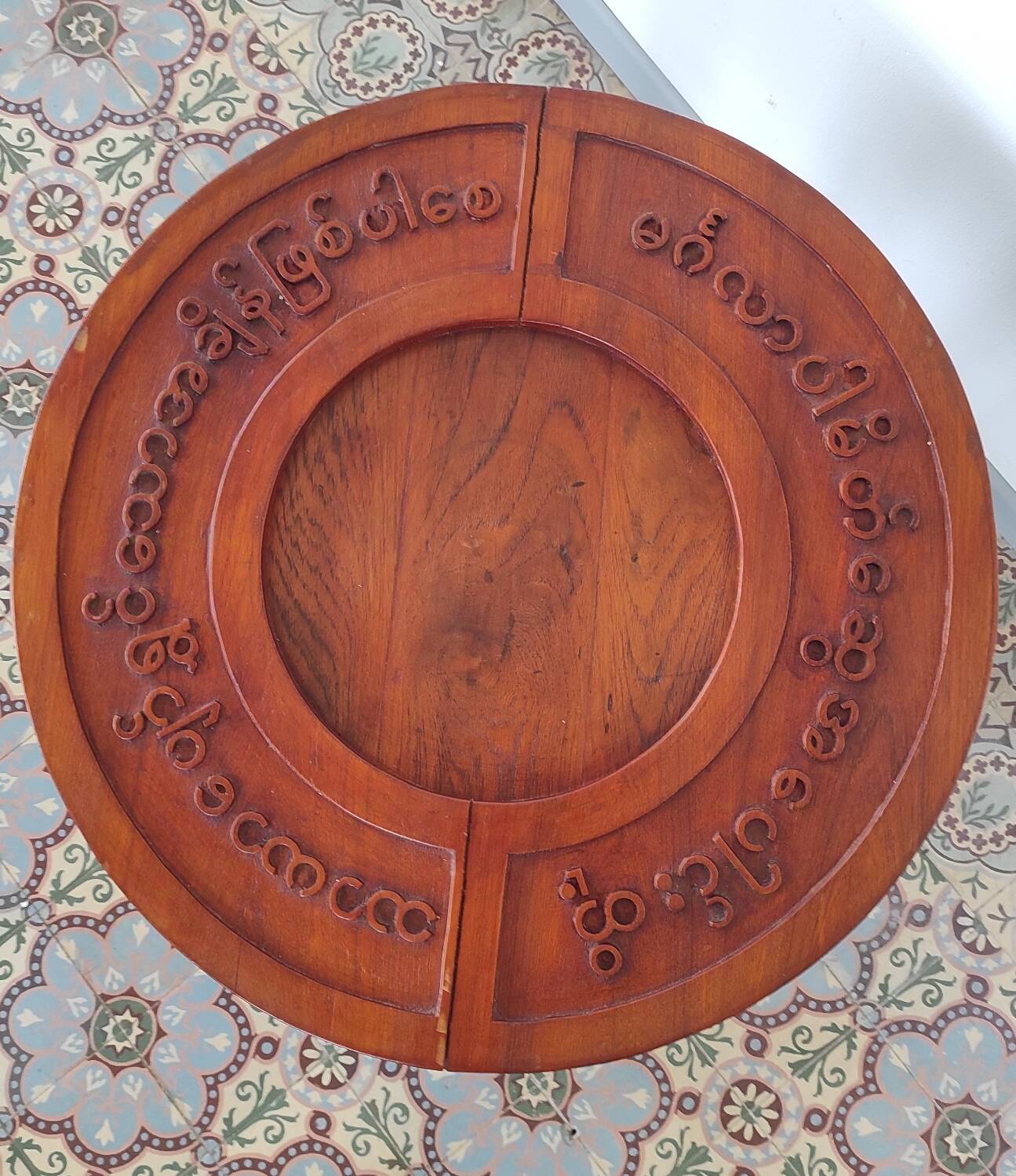 Burmese teak garden furniture