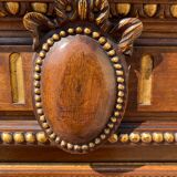 Showcase in walnut Louis XVI Style