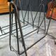 Set of 4 racks with metal clothing