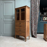 Parisian display cabinet in oak (renovated)