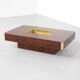 Coffee table "Alveo" attributed to Willy Rizzo for Mario Sabot, Italy.