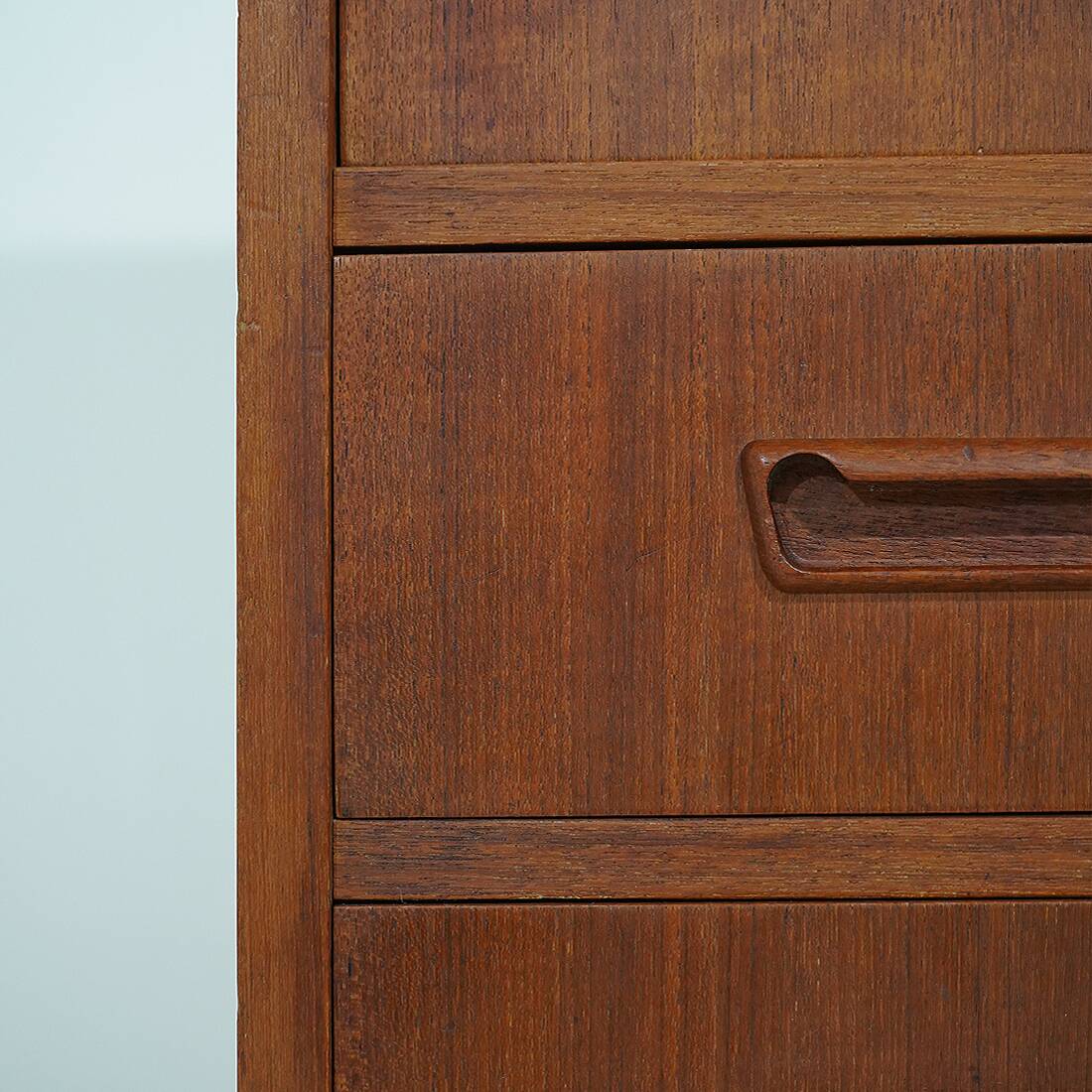 Teak secretaire by Gunnar Nielsen Tibergaard for Tibergaard, 1960s