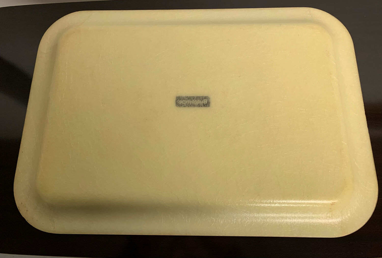 Vintage fiberglass tray