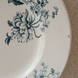 2 assiettes et un plat terre de fer Longwy