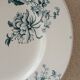 2 plates and a Longwy iron earth dish
