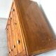 Vintage oak chest of drawers with 4 drawers, 1950s