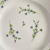 Assiette en Porcelaine du Comte d'Artois | Barbeaux | Fin du XVIIIe Siècle