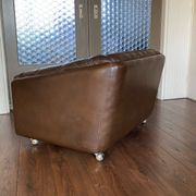Vintage leather armchair C610 by Geoffrey Harcourt for Artifort, 1960s