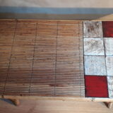 Rattan coffee table 1950