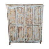 Two-door shabby cabinet