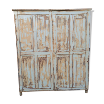 Two-door shabby cabinet