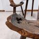 Coffee set coffee table and tripod low chairs - Spanish brutalist design - 1950s