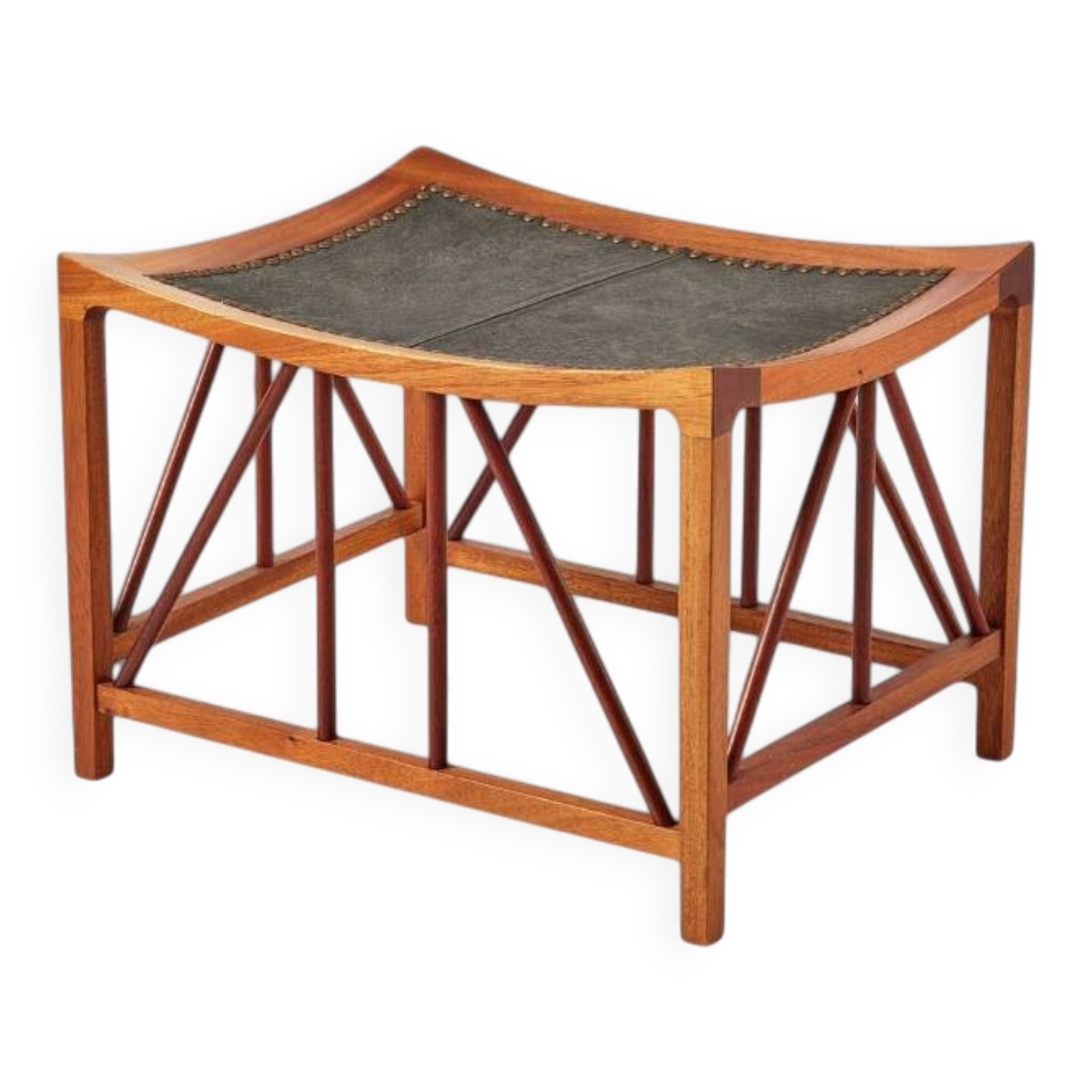 Tutankhamun stool in mahogany by Josef Frank